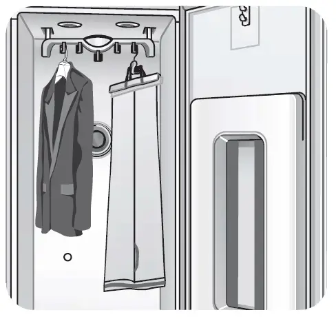 LG S5MSB 23.5 in. 7.4 cu. ft. Clothes Styler Built-In Steam Clothing 16