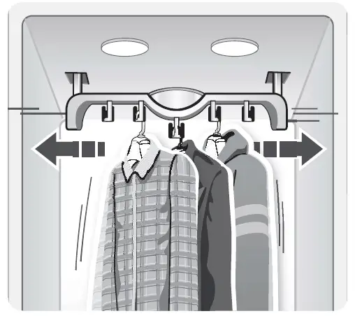 LG S5MSB 23.5 in. 7.4 cu. ft. Clothes Styler Built-In Steam Clothing 9