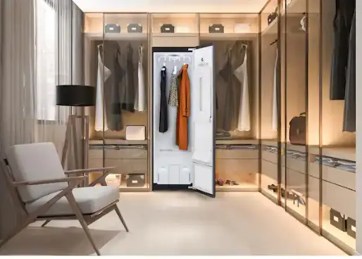 Lg S5msb 23.5 In. 7.4 Cu. Ft. Clothes Styler Built-in Steam Clothing Owner's Manual