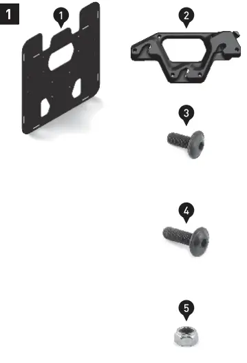 SW MOTECH BC SYS 00 005 12000R SysBag WP M for Side Carrier with Adapter Plate