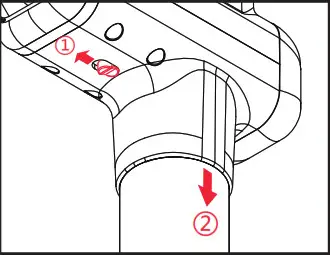 Smart-Hit Booster M2 massage gun - BATTERY REMOVAL