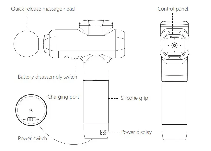 Smart-Hit Booster M2 massage gun - PRODUCT INTRODUCTION