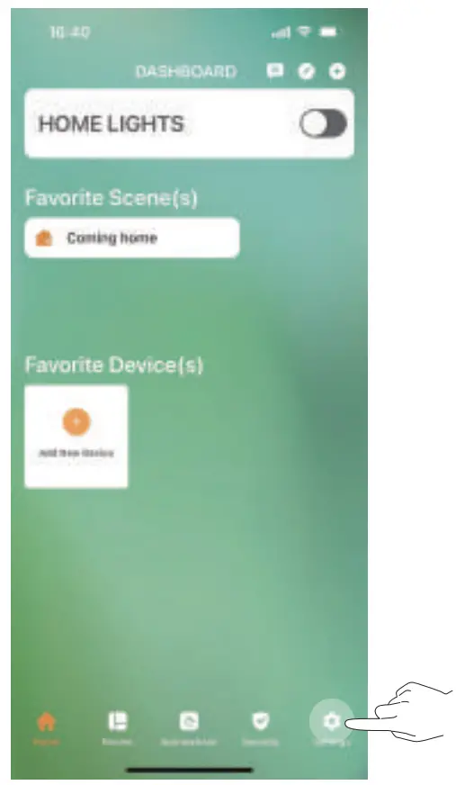 81812 Smart LED Lights White A19 60W Tunable Bulb ERIA hub app interface