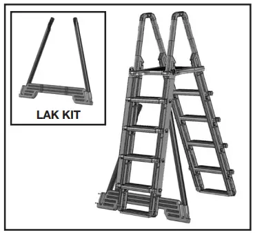 Confer Plastics inc 7100X A-Frame Ladder - Fig 2