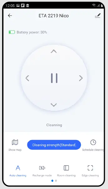Smart Application NICO ETA221990000 Robotic Vacuum Cleaner 27