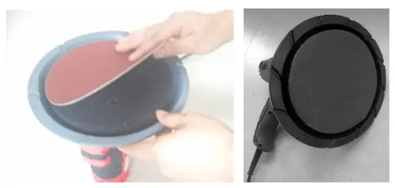 wiltec 61857 Dry Wall Sander LED Light - Exchanging the sanding papers