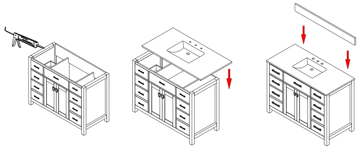 Jim s Maison JMDLVST01-48 W Bathroom Vanities - Fig3