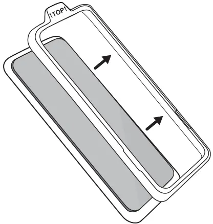 onn Impact Glass Screen Protector -Tray