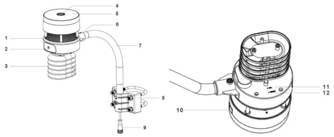 ecowitt WS80 Solar Powered Ultrasonic Anemometer - Overview
