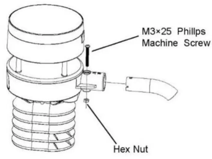 ecowitt WS80 Solar Powered Ultrasonic Anemometer - Sensor