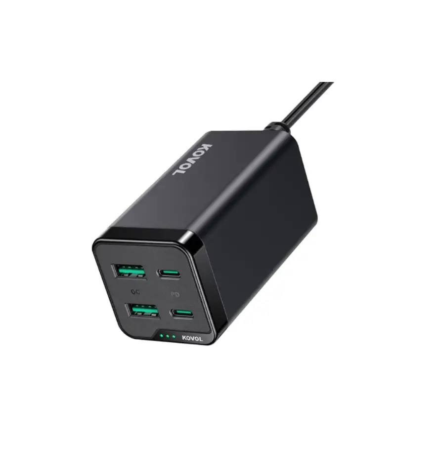 Kovol Sprint 120w Pd 4-port Gan Desktop Charger User Guide Kovol Sprint 120w Pd 4-port Gan Desktop Charger User Guide