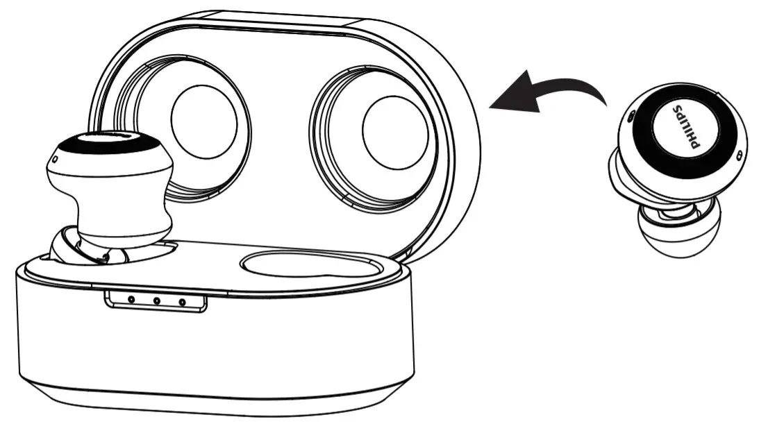 PHILIPS TAT8505 8000 Series Headphones - Charge