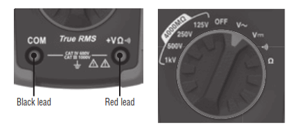 KLEIN TOOLS ET600 Digital Insulation Resistance Tester - fig8