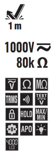 KLEIN TOOLS ET600 Digital Insulation Resistance Tester - icon