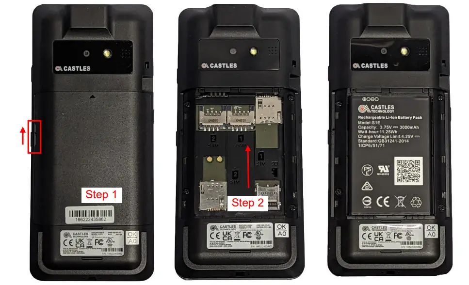 CASTLES TECHNOLOGY S1E2 POS Terminal - Figure 7
