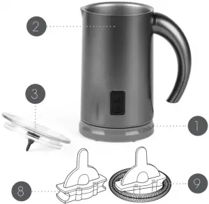 EK4444GUNMETAL - Parts 1,2,3,8,9