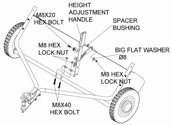 BRABER EQUIPMENT SW42T Tow Behind Lawn Sweeper - Figure 8