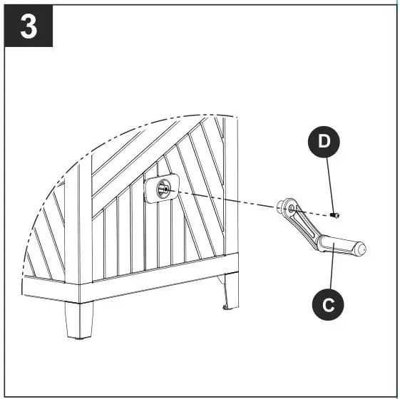 Style SELECTIONS SGY-GAR1 150-Ft Capacity Cabinet Hose Reel - Turn the Metal Cabinet hose reel upright