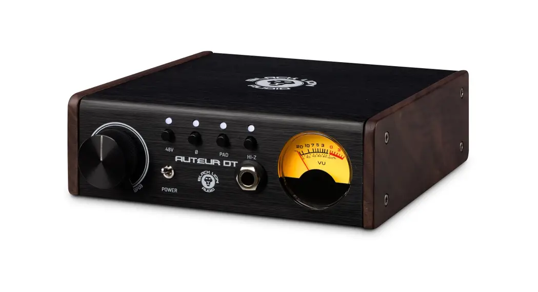 Black Lion Audio Auteur Dt Transformer-coupled Desktop Preamplifier Owner's Manual