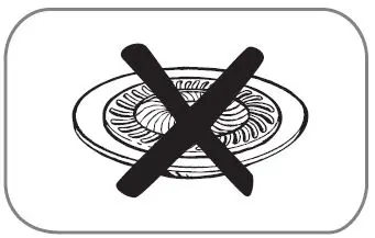 LG LCG Series Gas Cooktop Owner's Manual - Do not use stove top grills