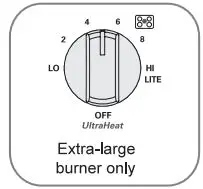 LG LCG Series Gas Cooktop Owner's Manual - This burner is also designed