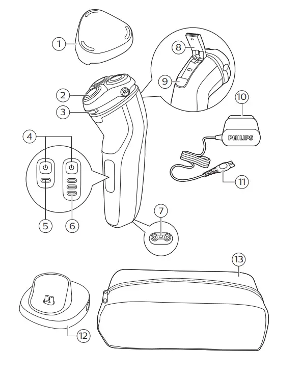 Philips-Norelco-‎S3311-85-Shaver-Fig-30