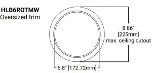 FIG 8 Oversized trim