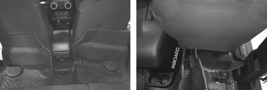 ARMORLITE JK 4 Door Full Vehicle Flooring Kit - Figure 14