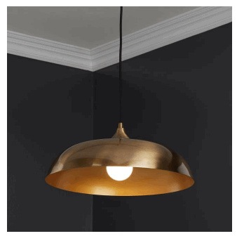 PARK HARBOR 949639 BlackThorne Single Pendant Light