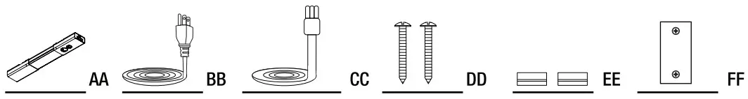 FEIT Electric UCL36 ,5CCT 36 Inch Unde Cabinet Light - hardware