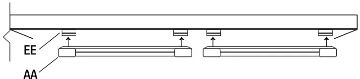 FEIT Electric UCL36 ,5CCT 36 Inch Unde Cabinet Light -installing 1