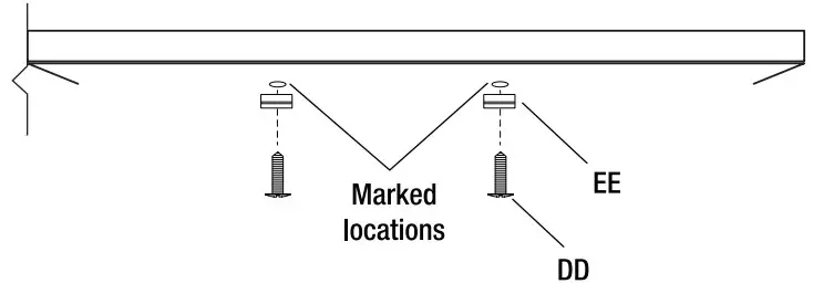 FEIT Electric UCL36 ,5CCT 36 Inch Unde Cabinet Light - mounting bracket