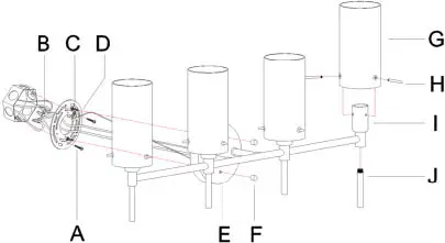 ZEVNI A04682 Gerben 28 Inch Wide Black Vanity Light -02