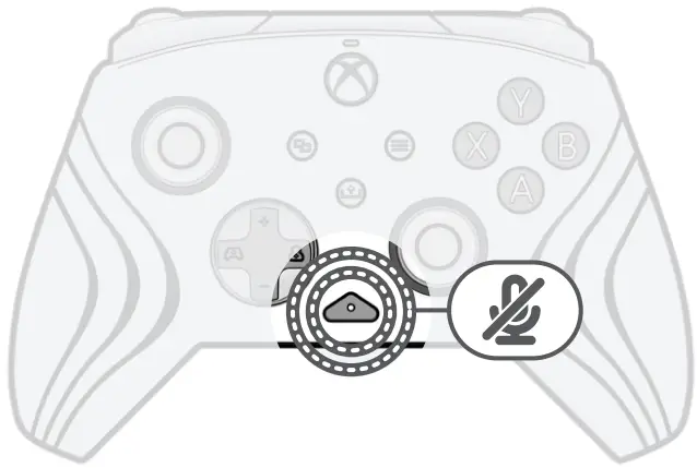 PDP Xbox Series X-S PC Black Afterglow Wave Controller - Mute Microphone