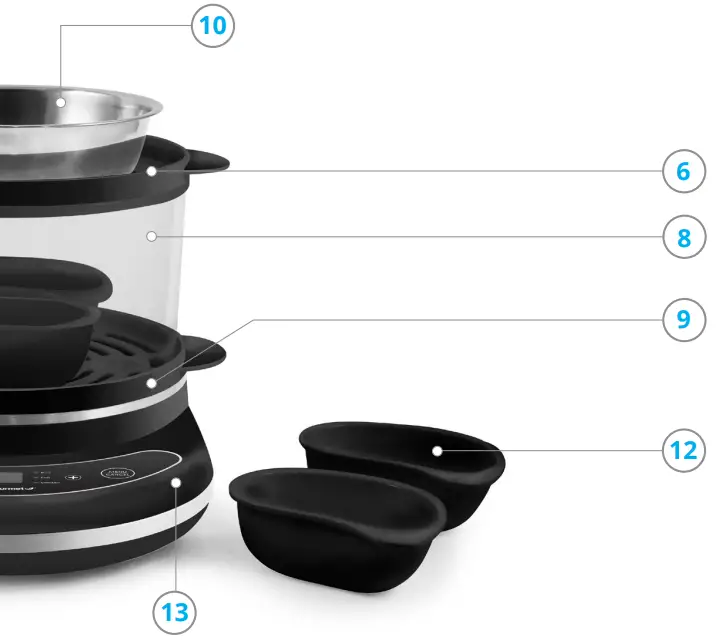 Elite Gourmet EGC314 Easy Egg Cooker - fig 1