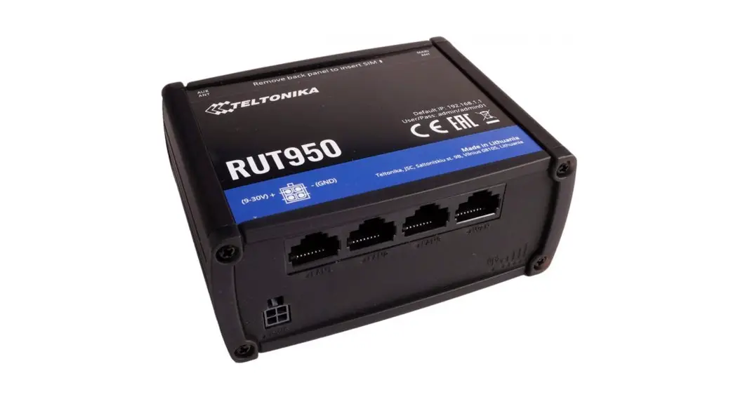 Teltonika Rut950 Router Distributor User Guide