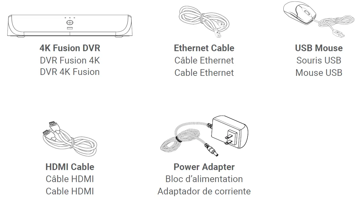 LOREX D881 Series 4K Fusion Wired DVR System 1