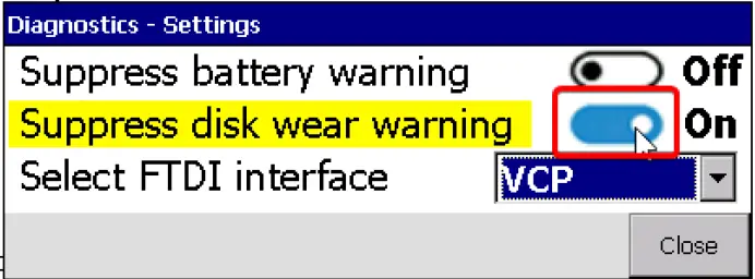 Beijer-ELECTRONICS-SUEN00411-Disable-Flash-Wear-Warning-in-X2-Terminals-FIG-5
