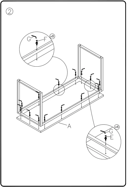 ASHLEY H10225 Lazabon 63 Inch Home Office Desk - 3