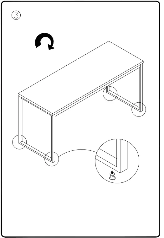 ASHLEY H10225 Lazabon 63 Inch Home Office Desk - 4