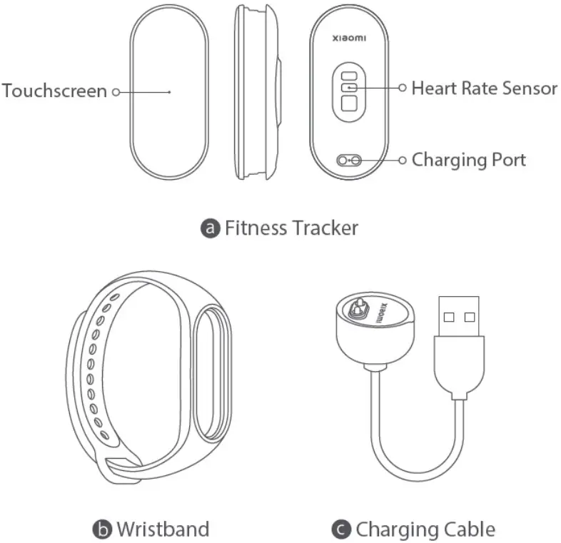 Xiaomi 7 Activity Bracelet Smart Band - Figure 2