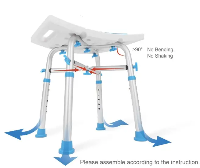 Health-Line-Massage-550lb-Heavy-Duty-Shower-Stool-fig-2