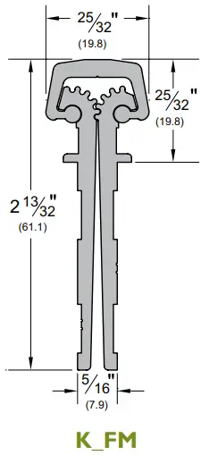 PEMKO 48TA19 Aluminum Continuous Hinges-FIG2