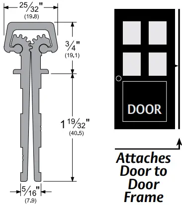 PEMKO 48TA19 Aluminum Continuous Hinges-FIG3