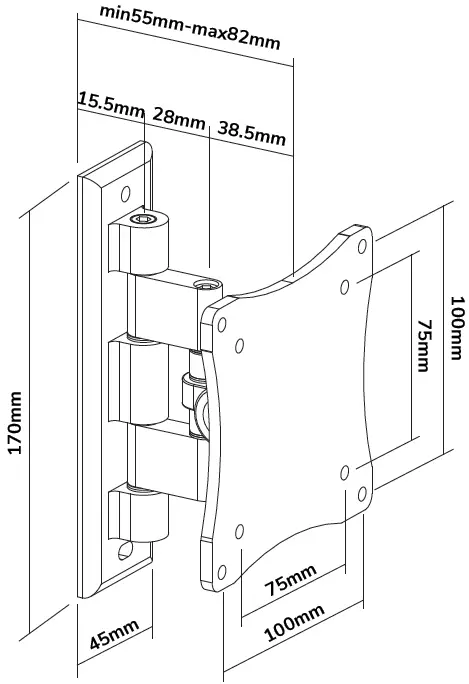 Neomounts-FPMA-W810-TV-Mount-FIG-1