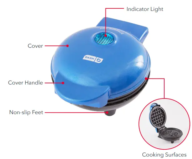 Dash-DMWD001-Dreidel-Mini-Waffle-Maker-FIG-1