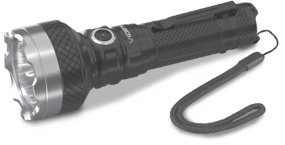 VIDEX VLF-A505С High Power Rechargeable LED Flashlight