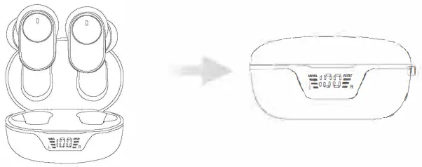 JELLICO J20 True Wireless Stereo Headset - Headset charging