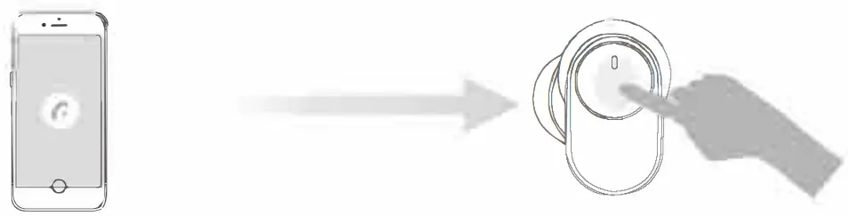 JELLICO J20 True Wireless Stereo Headset - Reject call