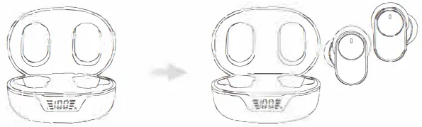 JELLICO J20 True Wireless Stereo Headset - charging box